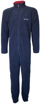 Dry Fashion Fleece-Underall, 360gr., navy-blau 